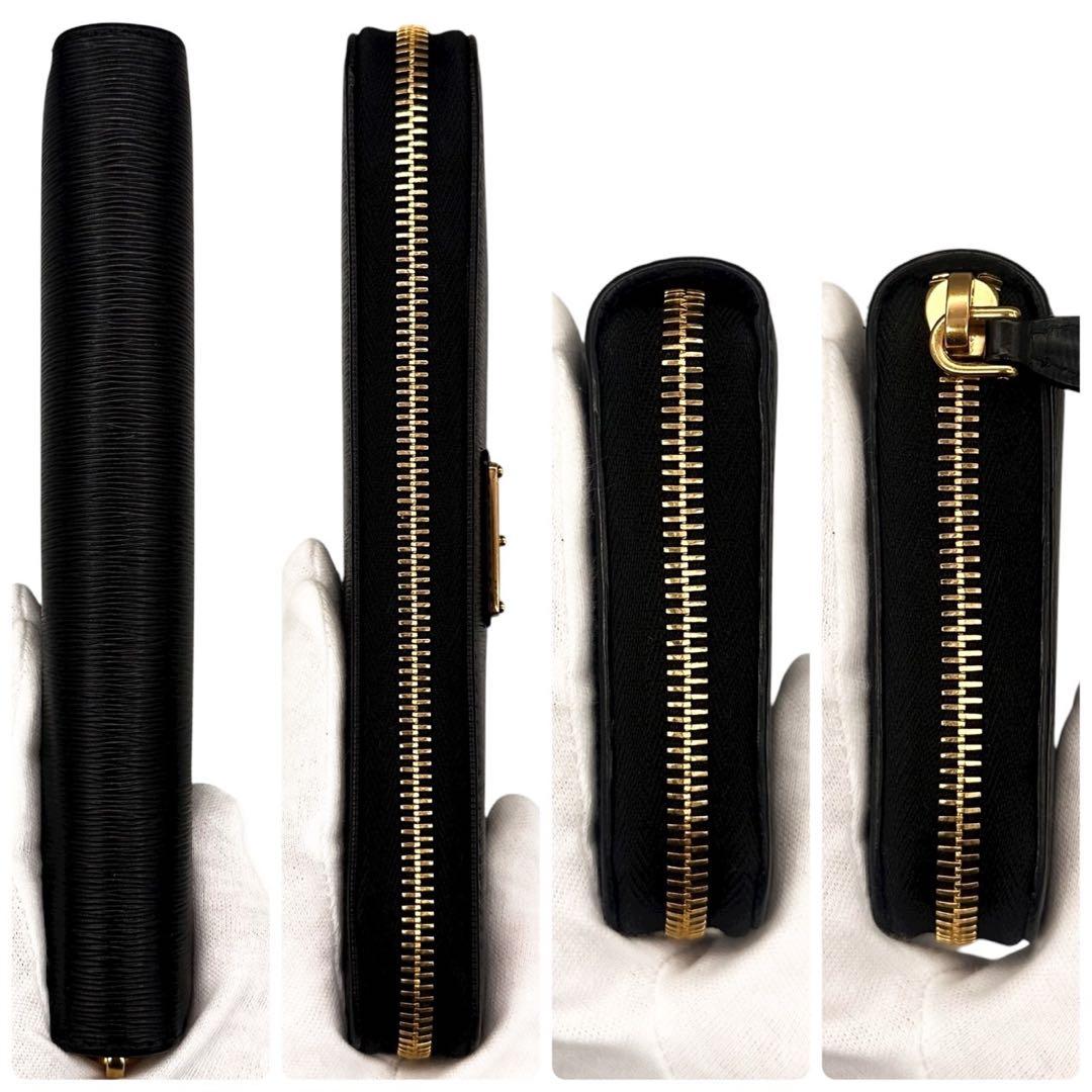 極美品 箱付 プラダ ヴィッテロムーブ 長財布 小銭入れ  カード IC