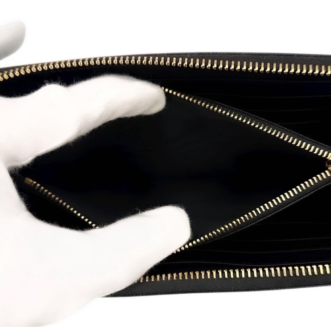 極美品 箱付 プラダ ヴィッテロムーブ 長財布 小銭入れ  カード IC