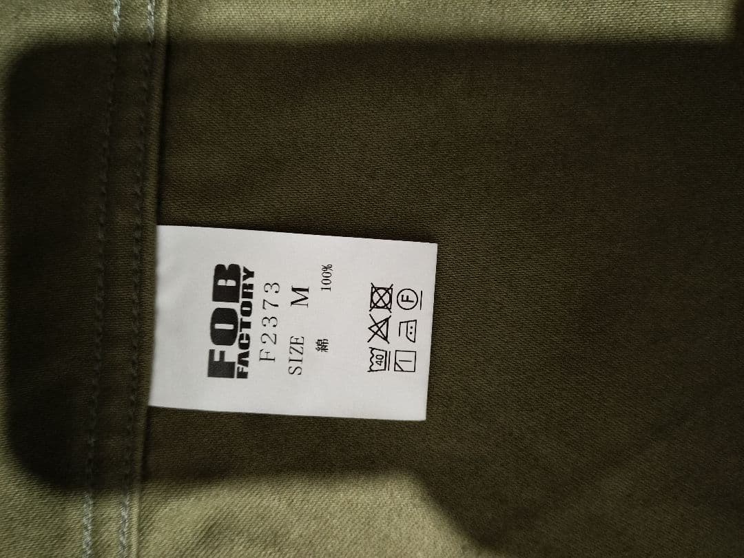 FOR FACTORY モールスキン オリーブグリーン カバーオール サイズ2