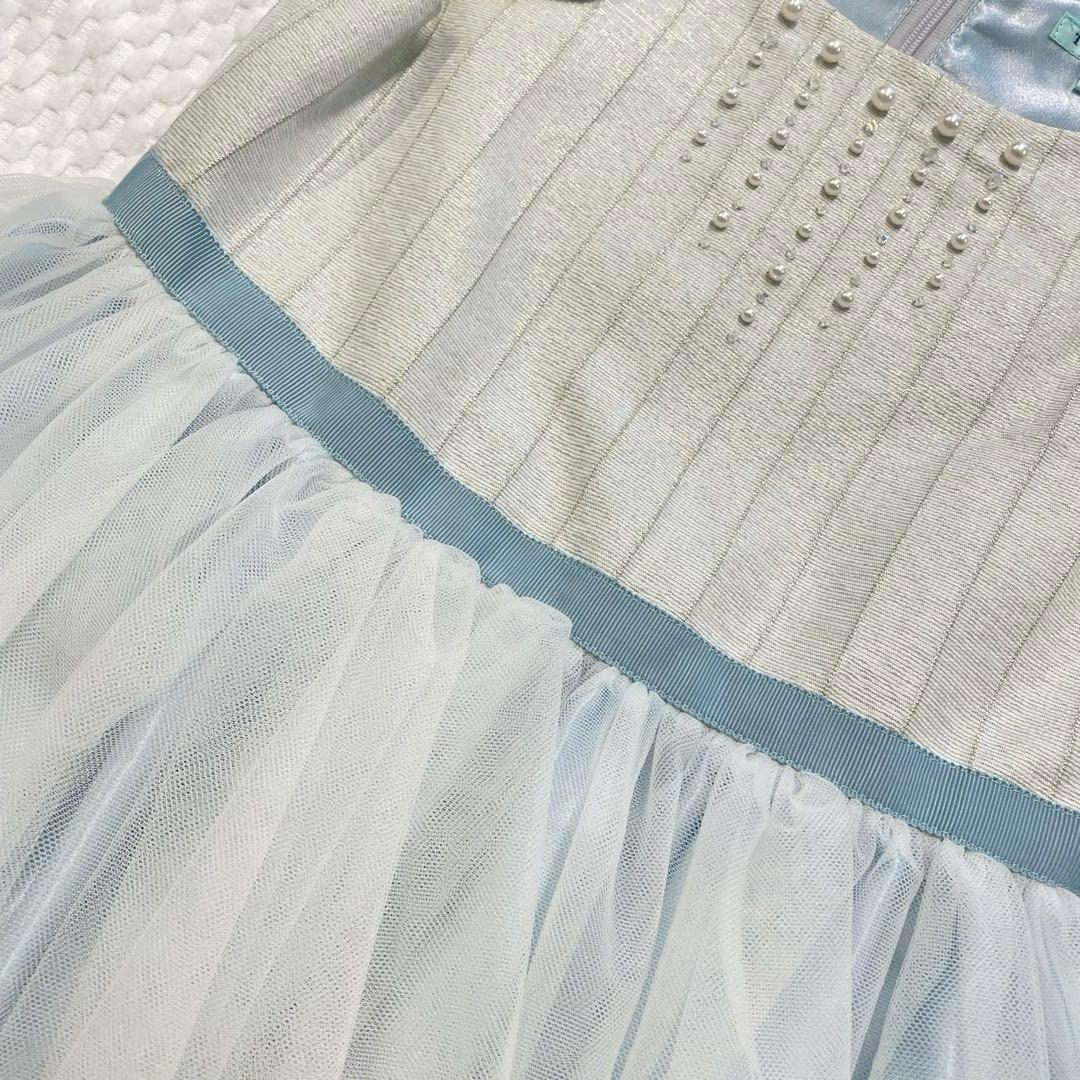 美品　トッカ　チュールティアードドレス　ワンピース　フォーマル　発表会