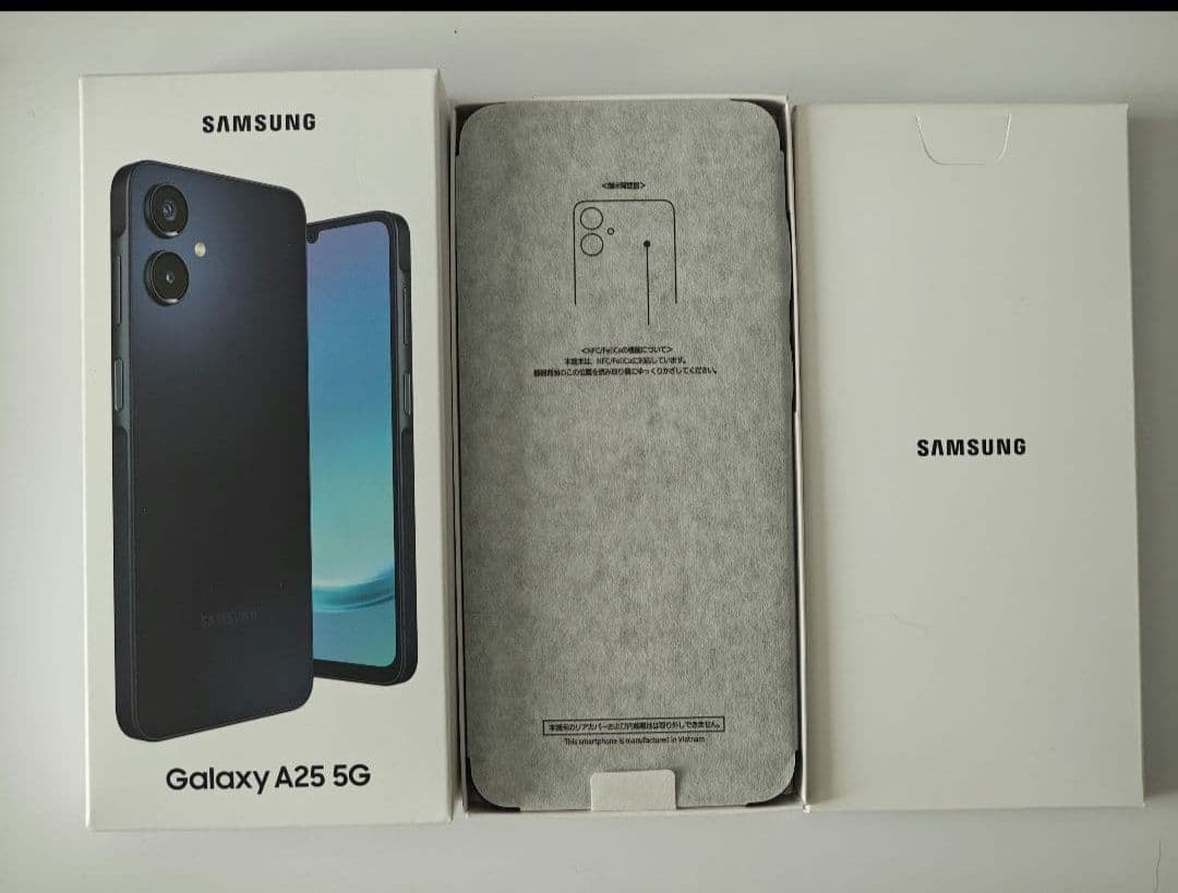 Samsung Galaxy A25 5G ブラック 本体（5台 1台から可能）