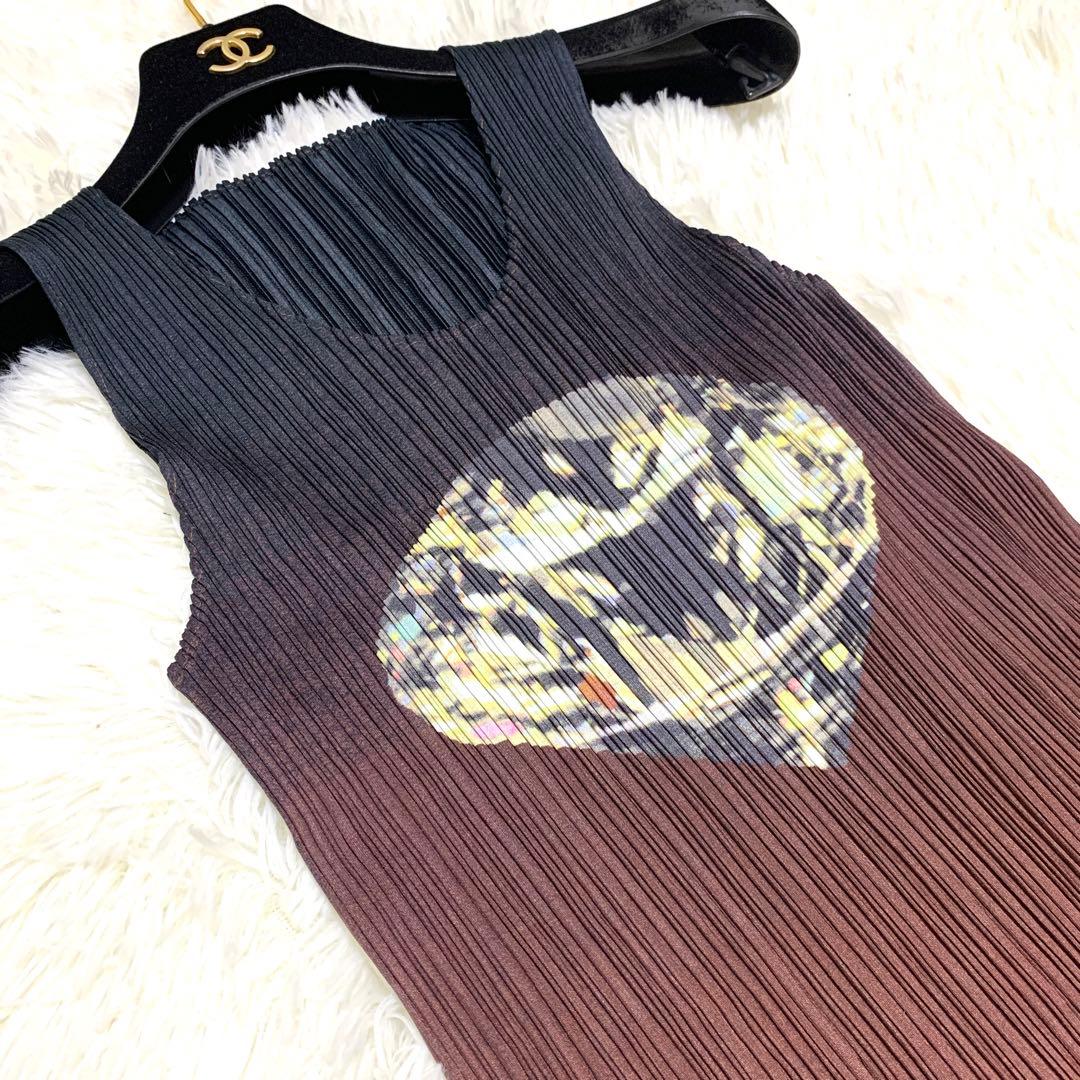 【90s セットアップ⭐︎】プリーツプリーズ ダイヤ チュニック × スカート