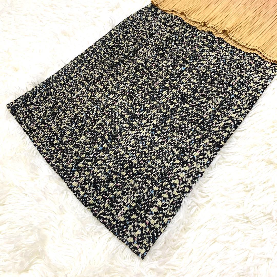 【90s セットアップ⭐︎】プリーツプリーズ ダイヤ チュニック × スカート