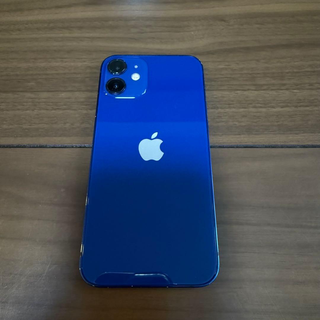 【128GB/SIMフリー】iPhone 12 mini ブルー コーティング済