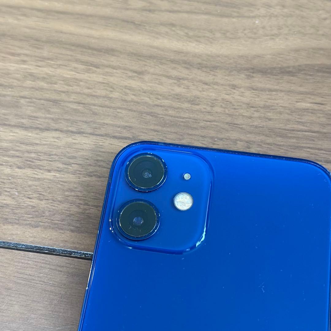 【128GB/SIMフリー】iPhone 12 mini ブルー コーティング済