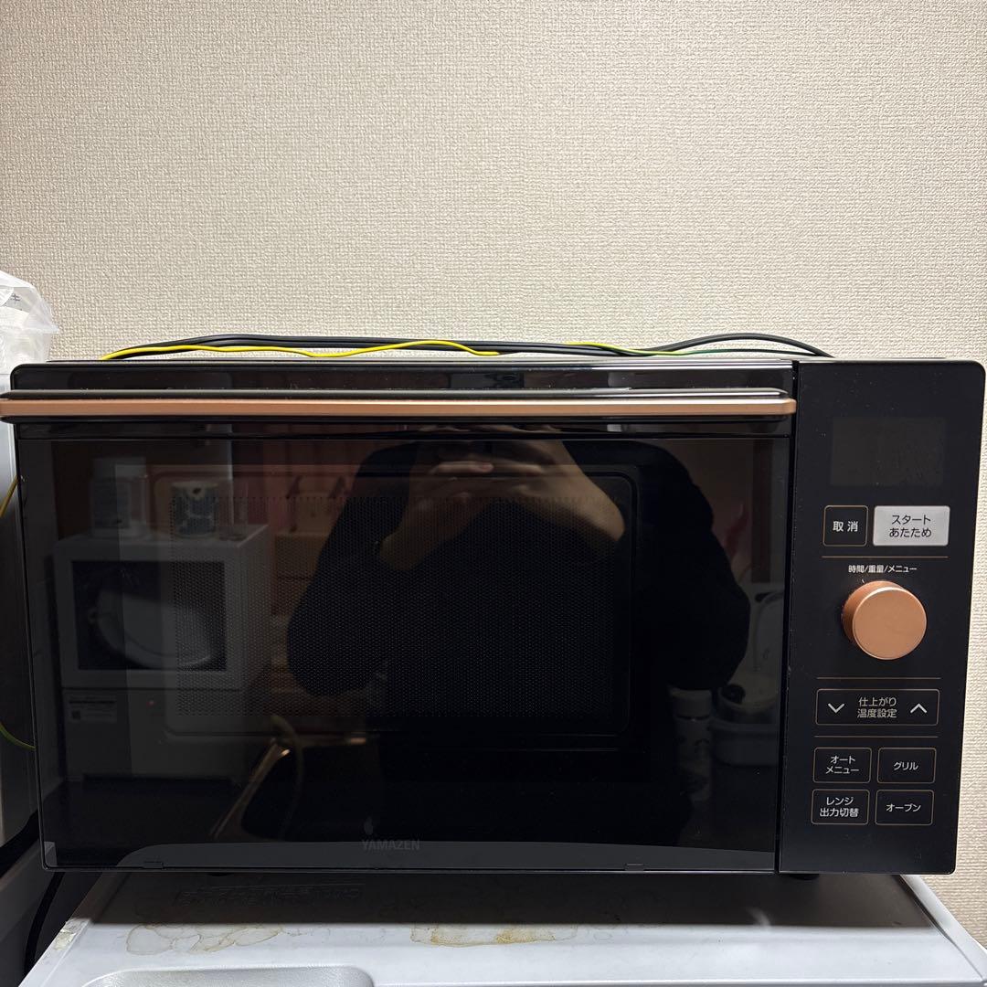 YAMAZEN オーブンレンジ YRP-F181TV(B) 電子レンジ