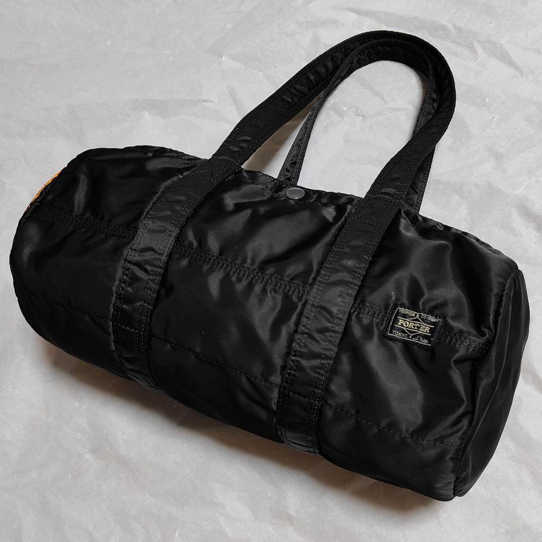 ポーター タンカー ミニボストンバック　ドラムバック PORTER　黒