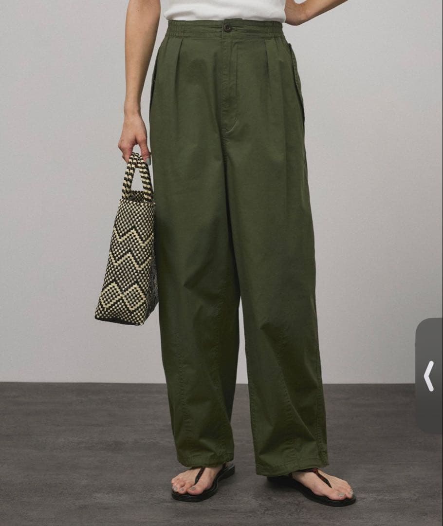 SALON adam et rope' 2WAYミリタリータックカーゴパンツ