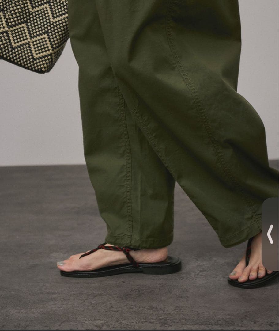 SALON adam et rope' 2WAYミリタリータックカーゴパンツ