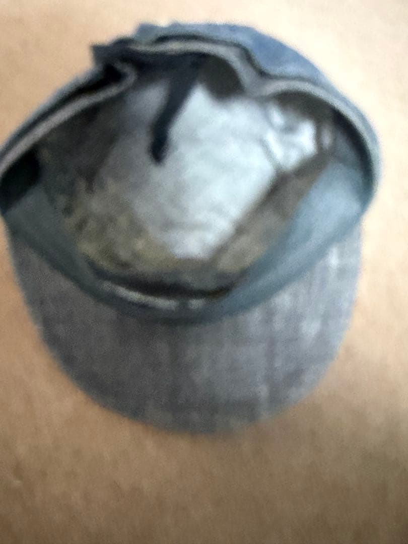 WMMW 吉田美和　キャスケット帽デニム生地　ブローチ付き