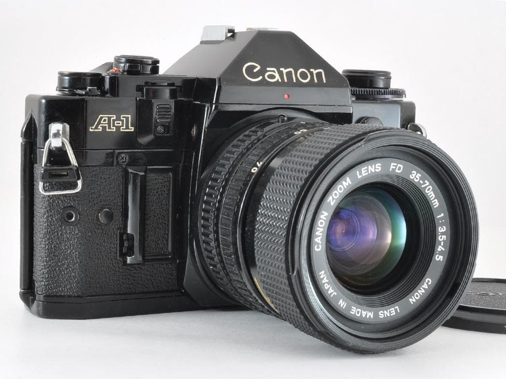 キヤノン A-1 ブラック NEW FD 35-70mm f3.5-4.5 動確