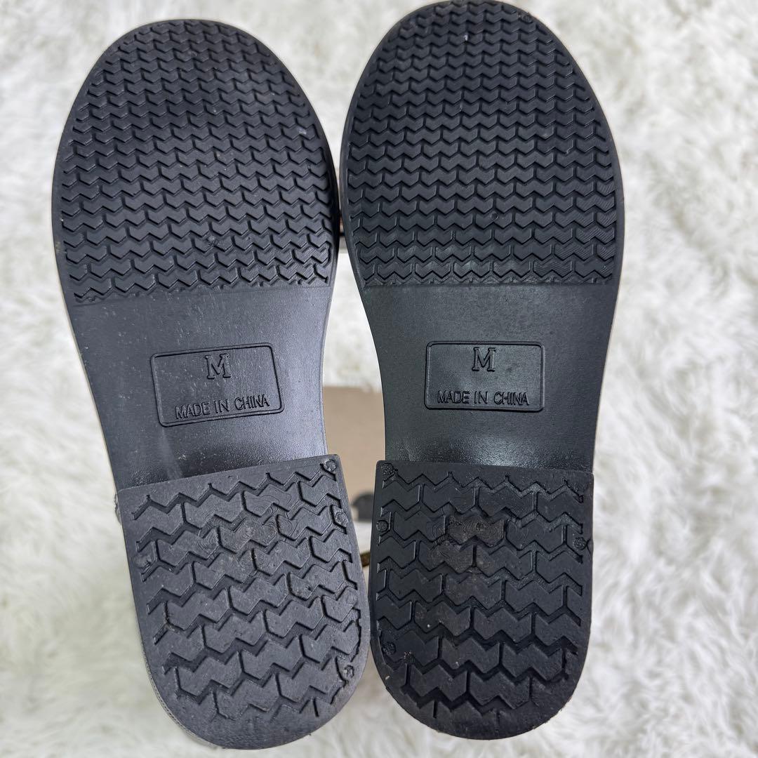 マッキントッシュフィロソフィー ロングレインブーツ ゴールドファスナー