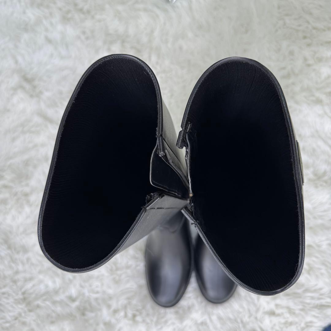 マッキントッシュフィロソフィー ロングレインブーツ ゴールドファスナー