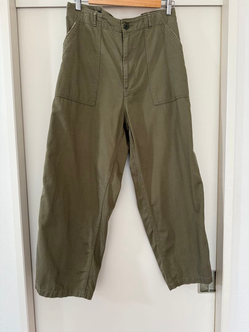 【Attick by Johnbull/ミリタリーワイドパンツ