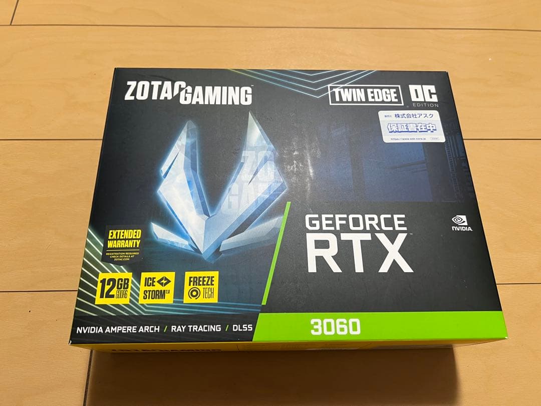 箱あり ZOTAC GeForce RTX 3060 12GB