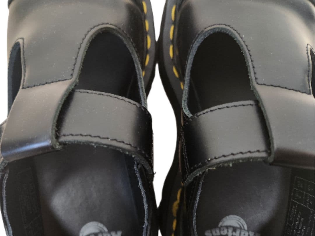 【u】ドクターマーチン べサン 厚底 ブラック UK3 箱あり 22㎝