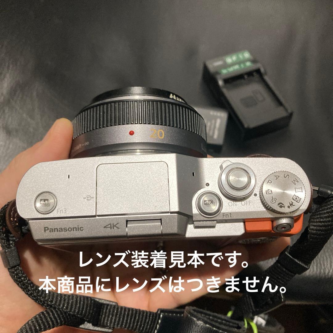 美品　最新LUMIX GF10ボディ&本革ボディケース&予備バッテリー&充電