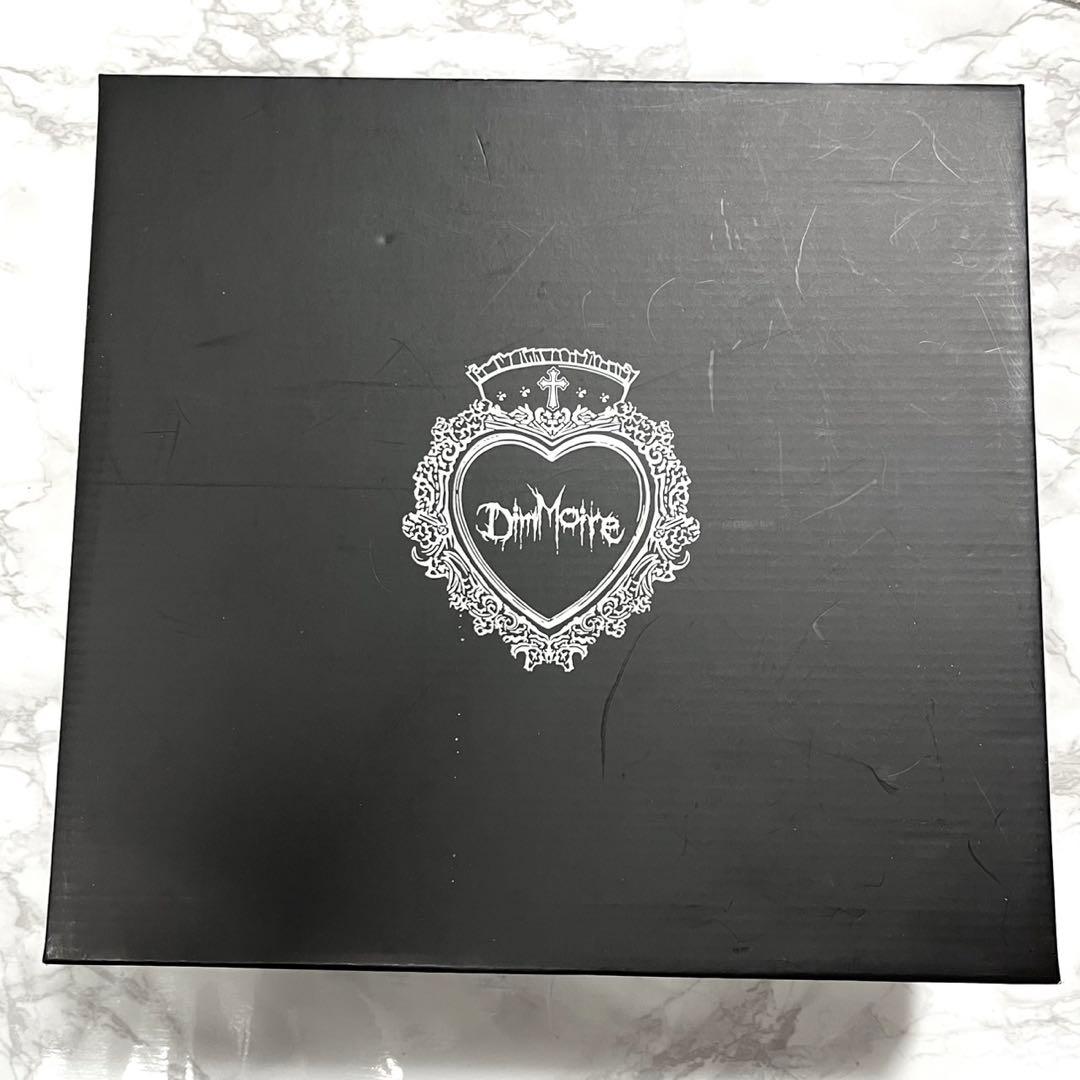 DimMoire ディムモアール ファー×スタッズサンダル ブラック　黒