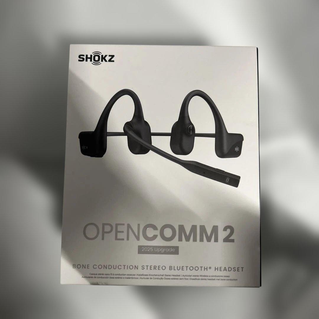 ジャンク品　SHOKZ OPENCOMM2 骨伝導イヤホン