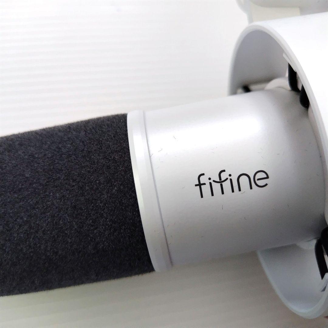 fifine K688 ダイナミックマイク マイクホワイト ゲーム実況