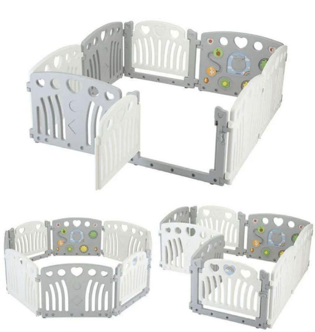 【新品未使用】KATOJI ベビーサークル 2ドア コロコロランドII