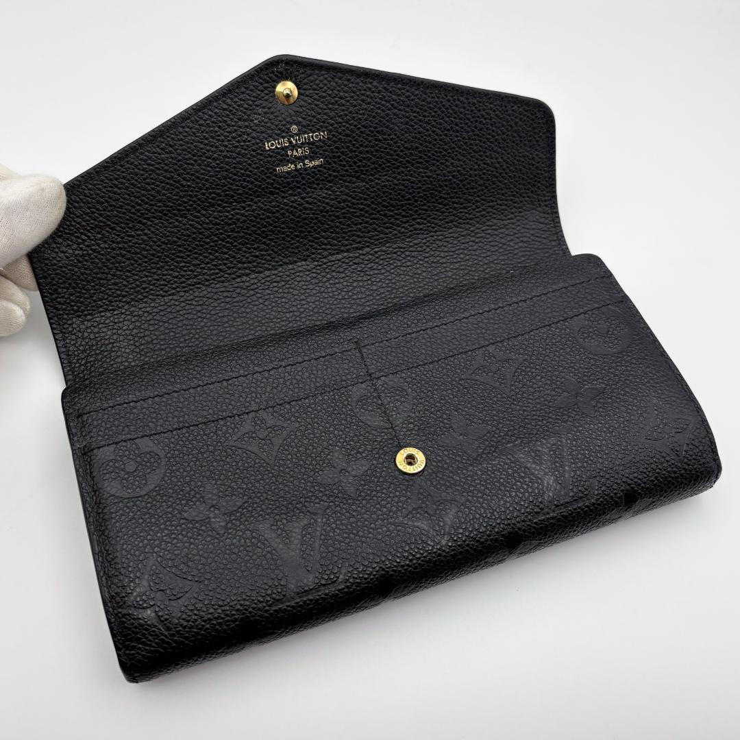 IRIS ルイヴィトン ポルトフォイユ サラ アンプラント 長財布ノアール