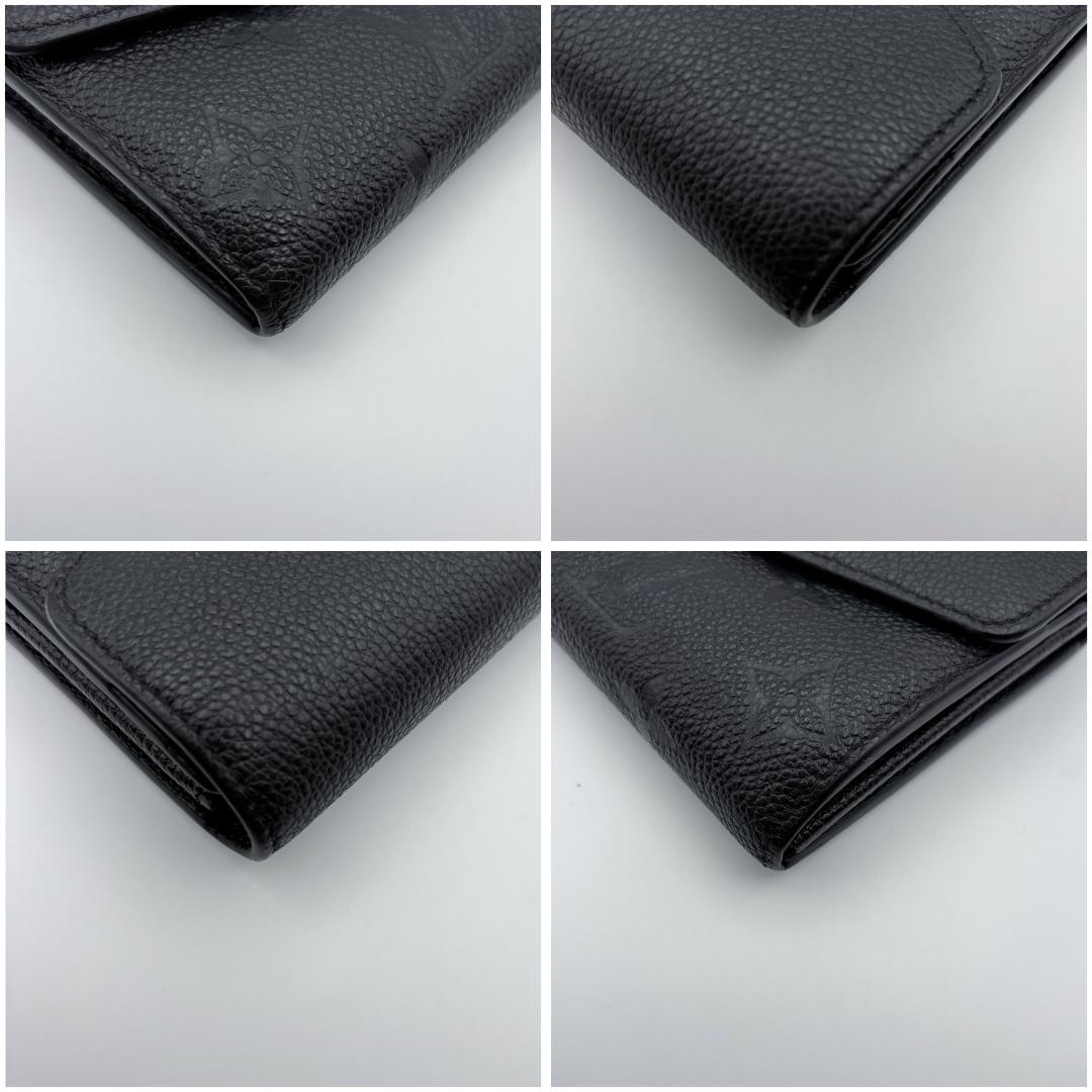 IRIS ルイヴィトン ポルトフォイユ サラ アンプラント 長財布ノアール