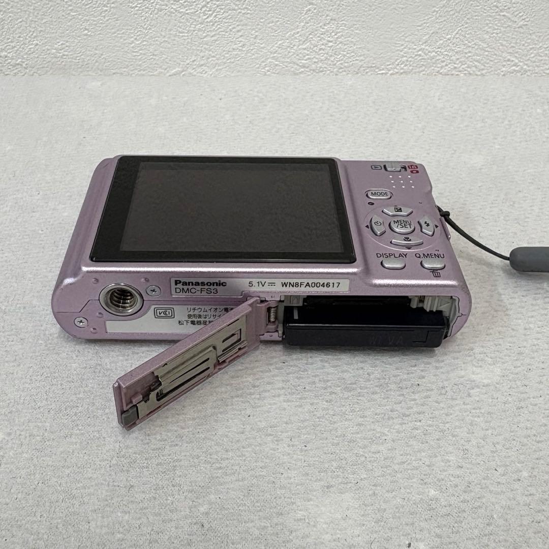 【動作未確認】パナソニック LUMIX DMC-FS3 オールドコンデジ ピンク