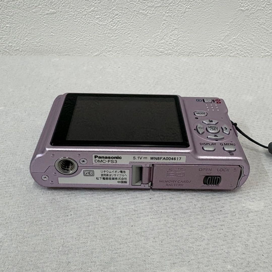 【動作未確認】パナソニック LUMIX DMC-FS3 オールドコンデジ ピンク