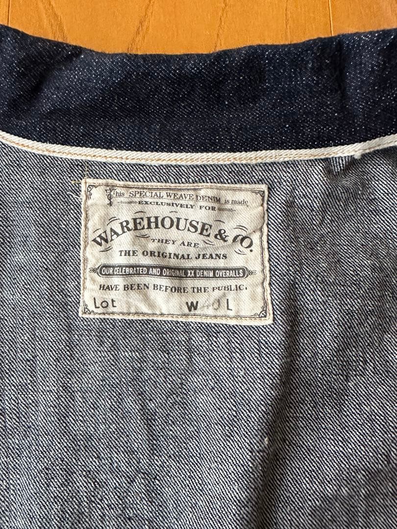 ウエアハウス2212 オープンフロント デニムジャケット カバーオール