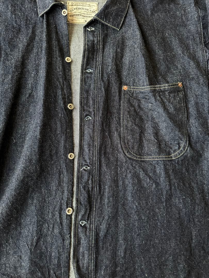 ウエアハウス2212 オープンフロント デニムジャケット カバーオール