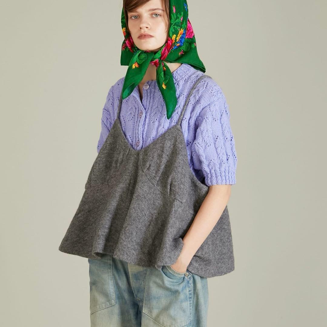 新年値下【crinklecrinklecrinkle】wool mix cami