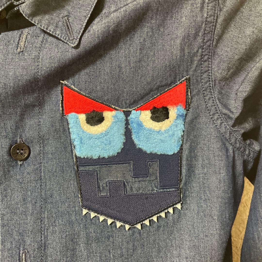 FENDIキッズ　モンスター長袖シャツ　4A