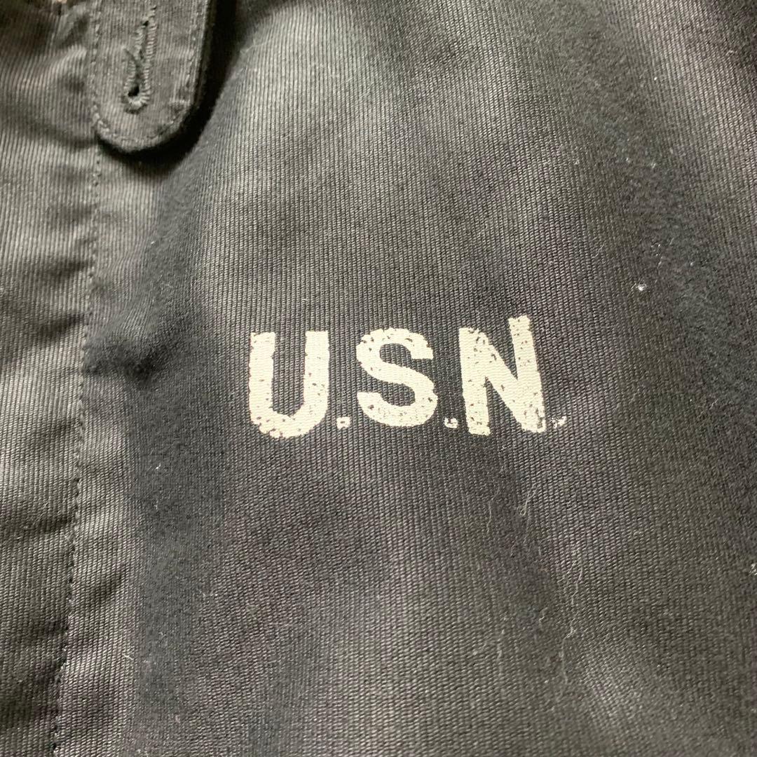 美品■ヒューストン デッキジャケット ブラック 42