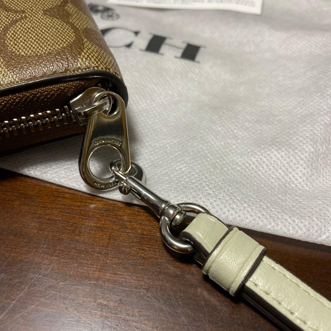 COACH 長財布 ブラウン系