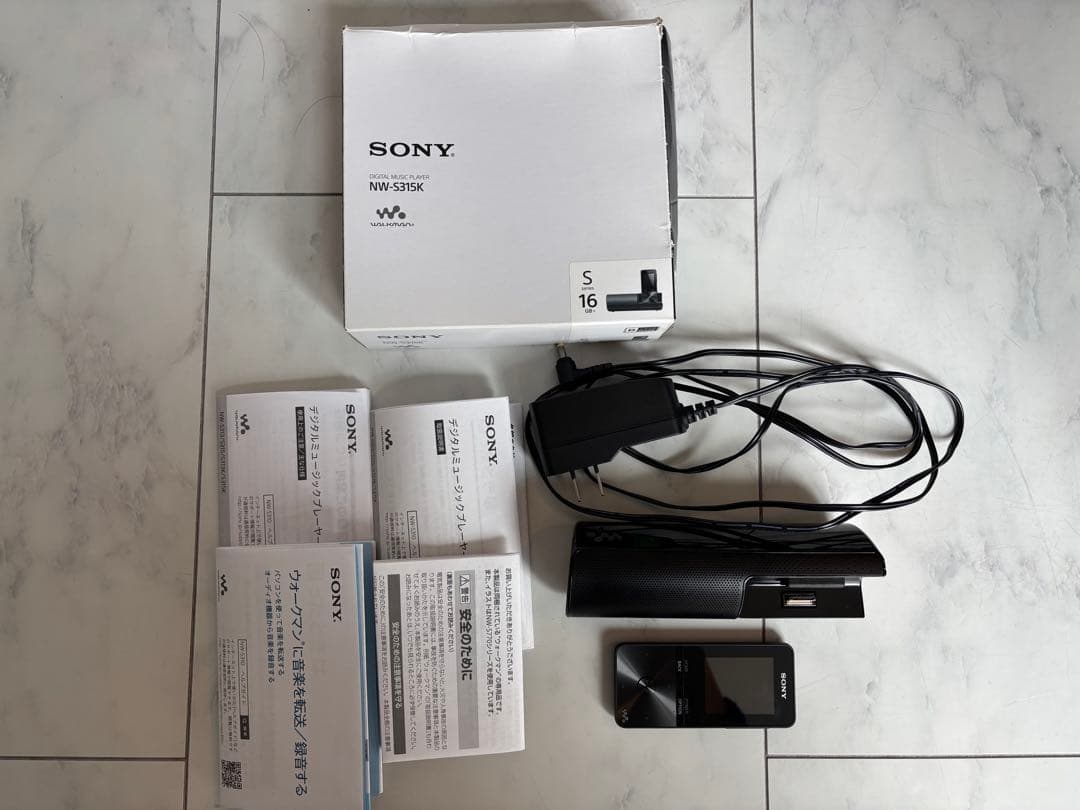 ポータブルプレーヤー SONY NW-S315K 16GB