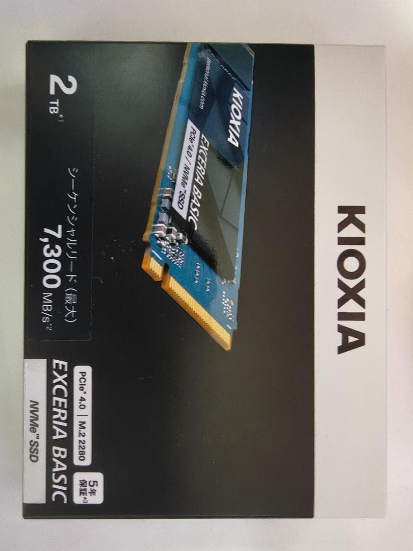 内蔵型SSD KIOXIA EXCERIA BASIC 2TB M.2 SSD