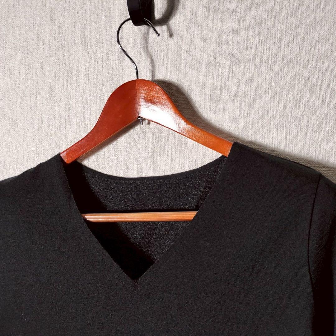 コムデギャルソン 天竺 カットソー レイヤード ジョーゼット シースルー