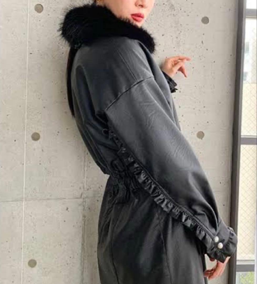 新品　アドニシス　定価¥5万8300円　ジャケット　ファー付き　スコットクラブ