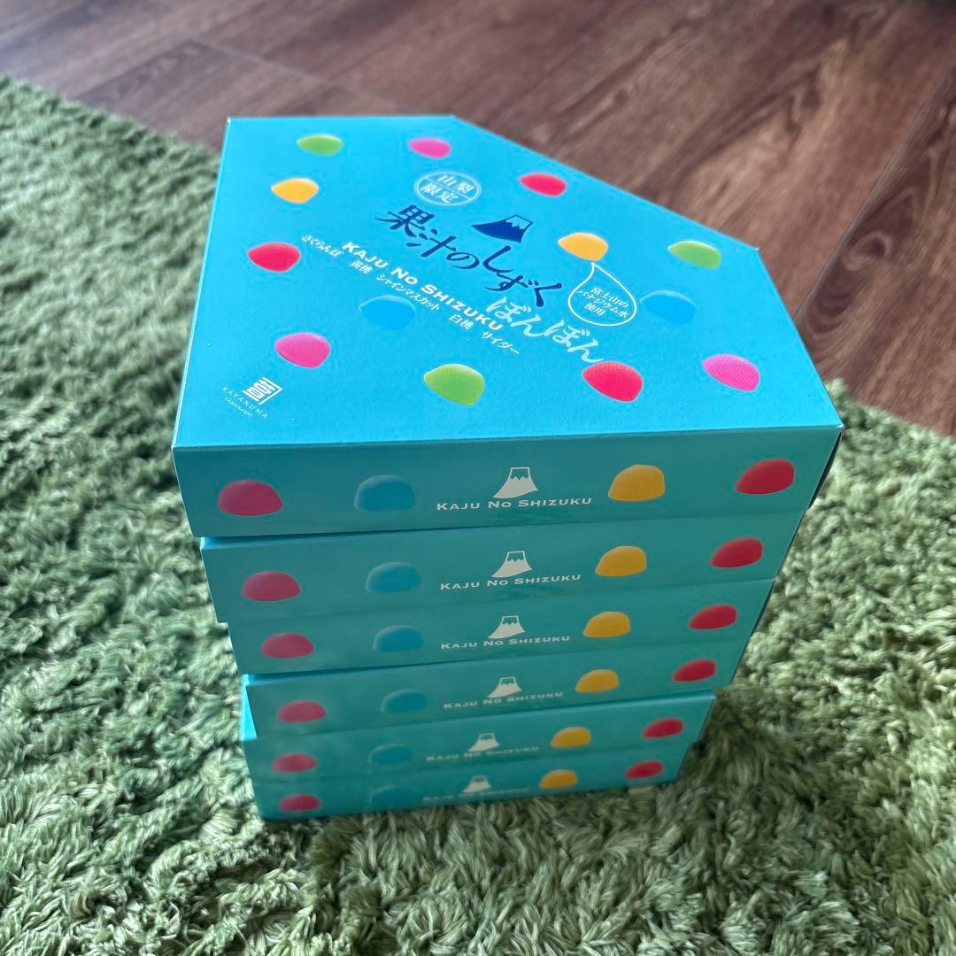 果汁のしずく　山梨限定　6箱セット　しなこ　ベビタピジュエル