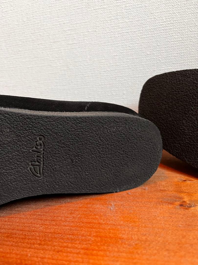 【美品】　クラークスワラビー　Clarks Wallabees EVOブラック