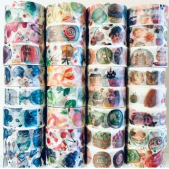 ゆゆう ＆COLORS マスキングテープ 32個 スイーツ フルーツ