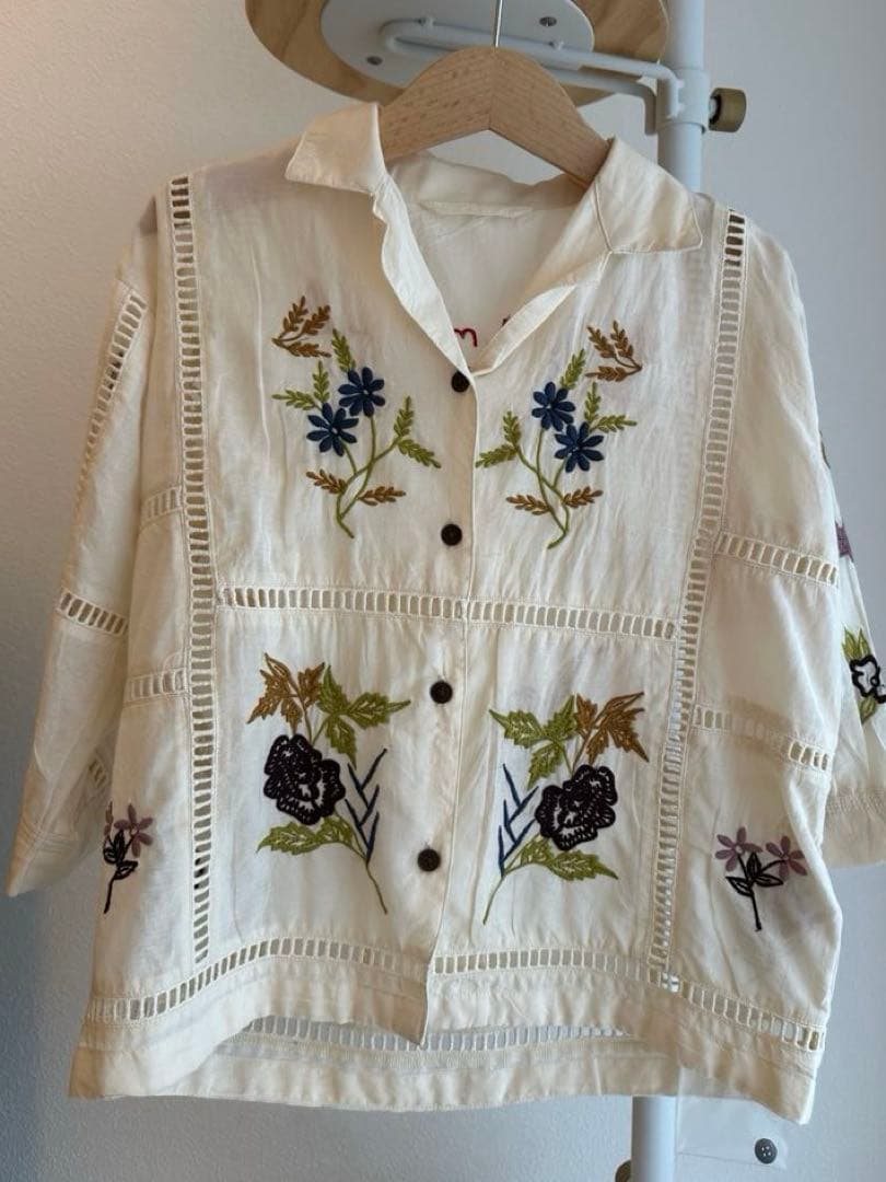 TODAYFUL キッズ 刺繍シャツ ★新品未使用