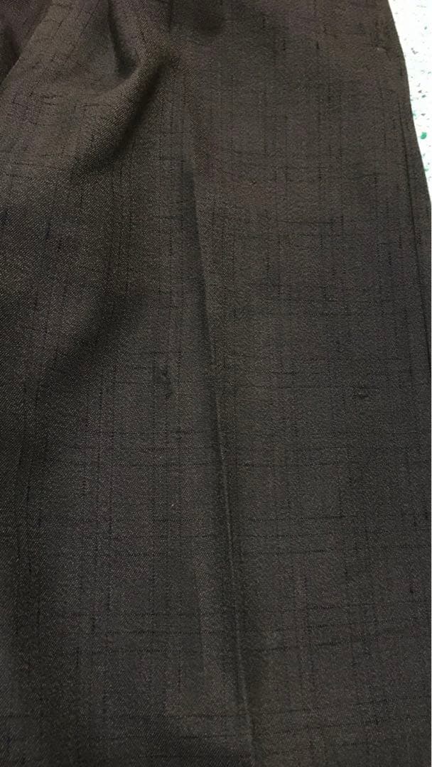 50s スペシャル 絣柄 レーヨン ギャバジン スラックス ブラック 黒 グレー