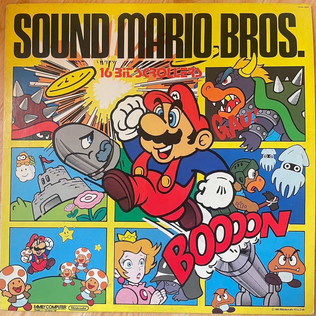 徳間ジャパンレコード サウンド　マリオブラザーズ　レコード