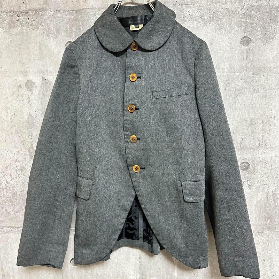 XS COMME des GARCONS ジャケット グレー 丸襟 コムコム