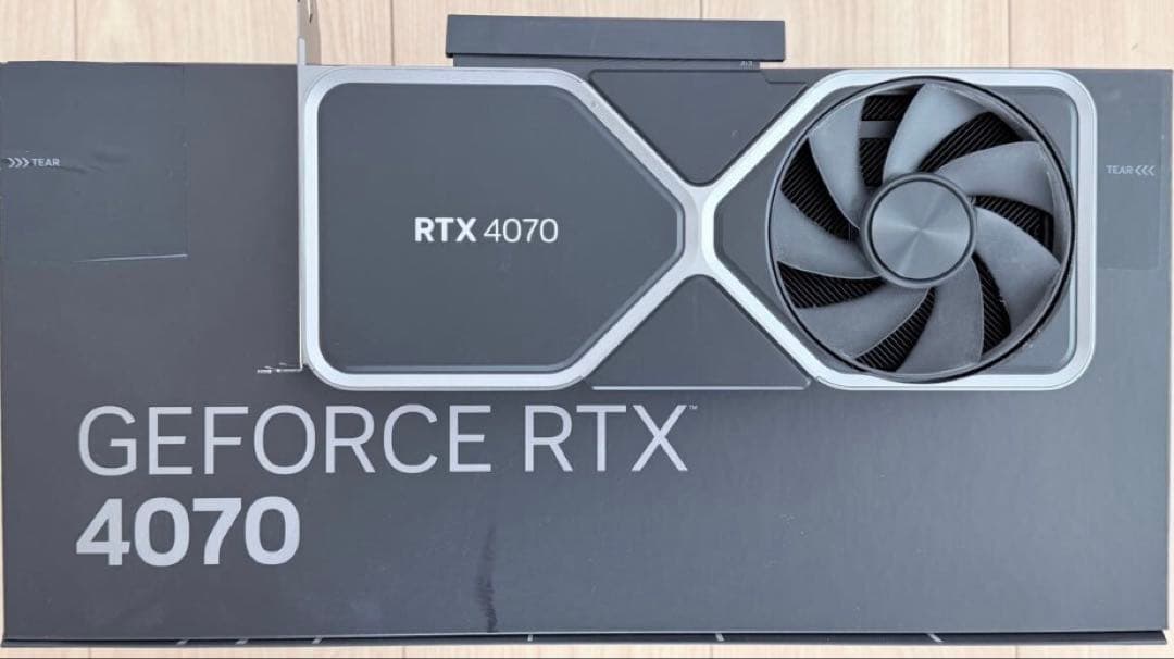 Geforce RTX 4070 Founders Edition グラボGPU