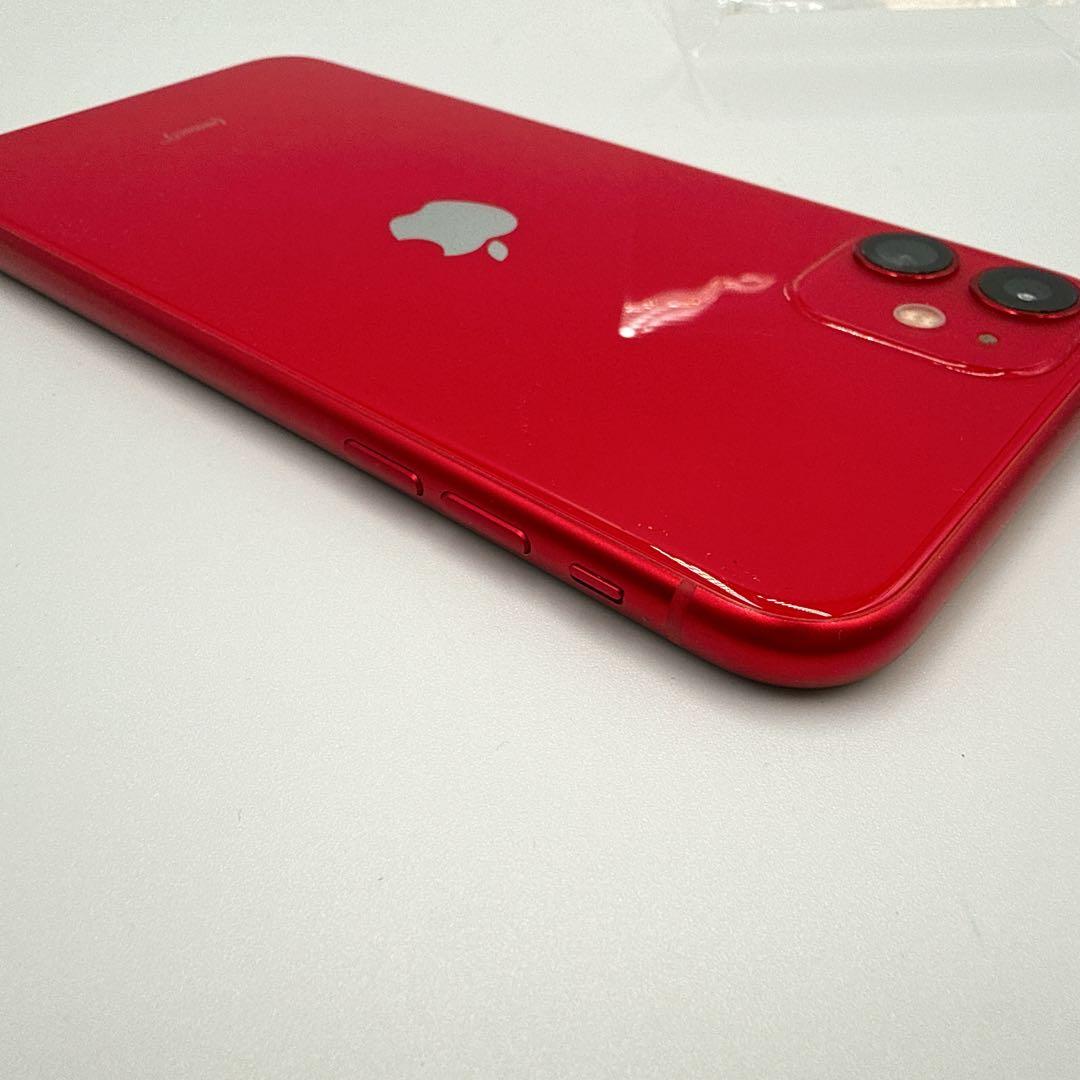 iPhone11 128GB プロダクトレッド バッテリー94% SIMフリー