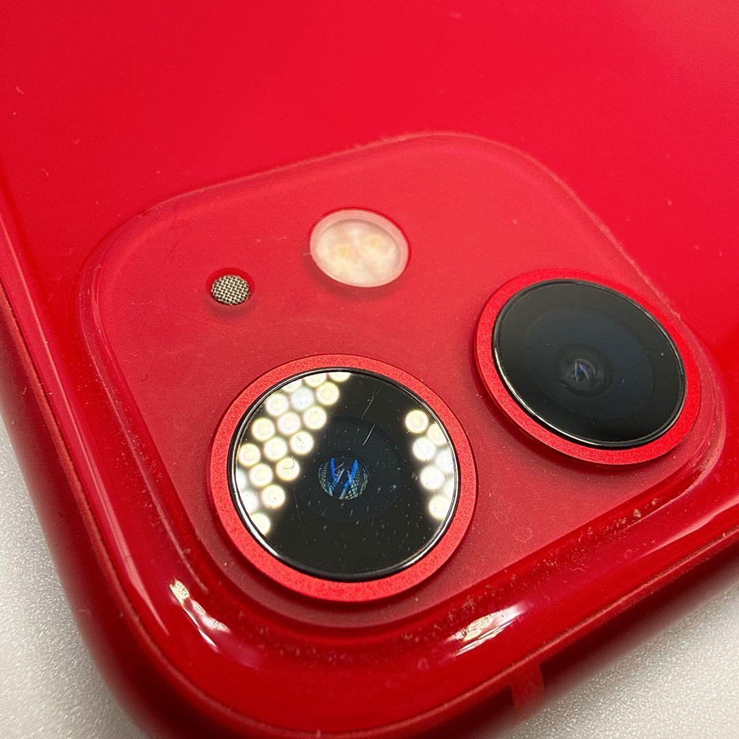 iPhone11 128GB プロダクトレッド バッテリー94% SIMフリー