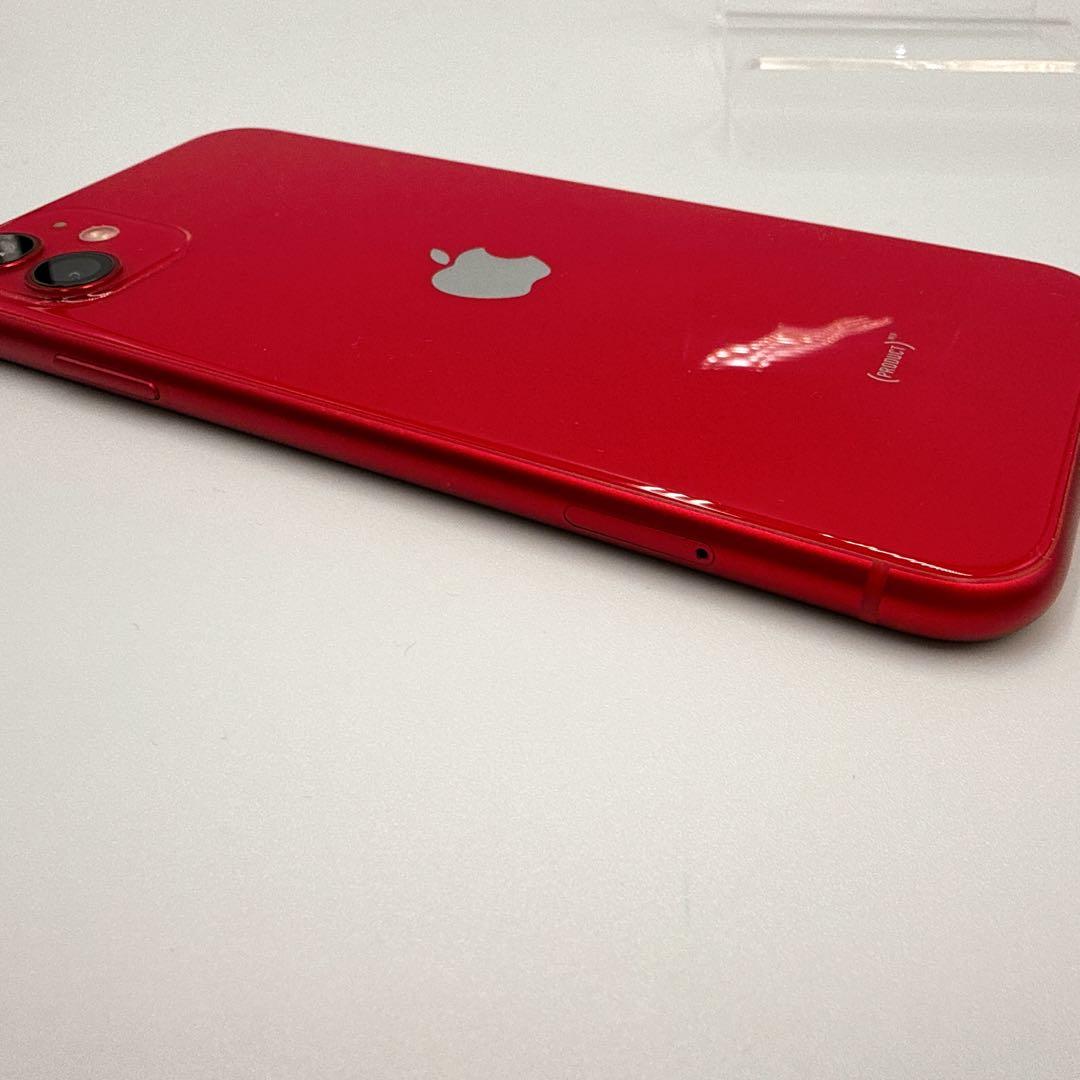 iPhone11 128GB プロダクトレッド バッテリー94% SIMフリー